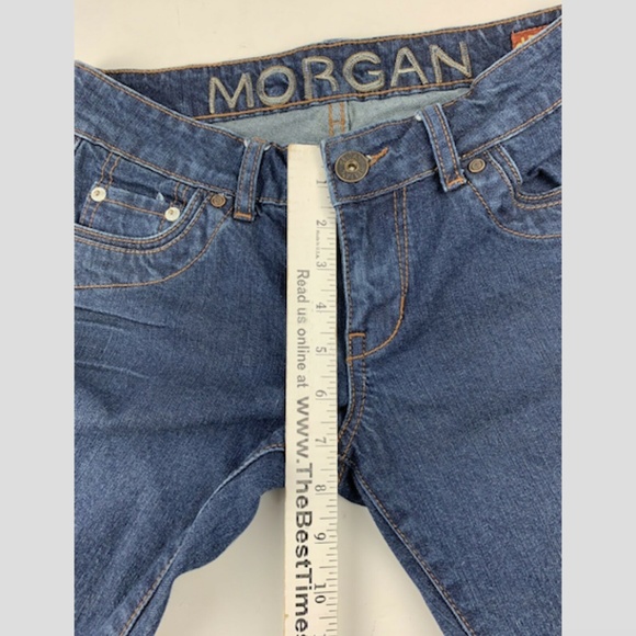 dELiA*s Morgan Dark Denim Capri Jeans - Picture 7 of 8